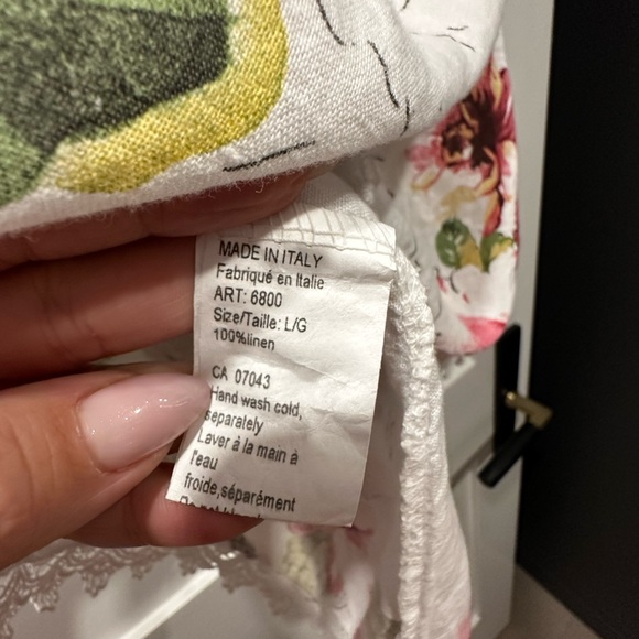 FINAL SALE! Linen Dress Elena Baldy , made in Italy - Picture 5 of 5